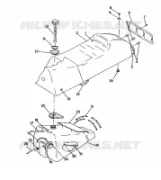 SIEGE/RESERVOIR ASSEMBLY 500 XLT (4921662166003A)