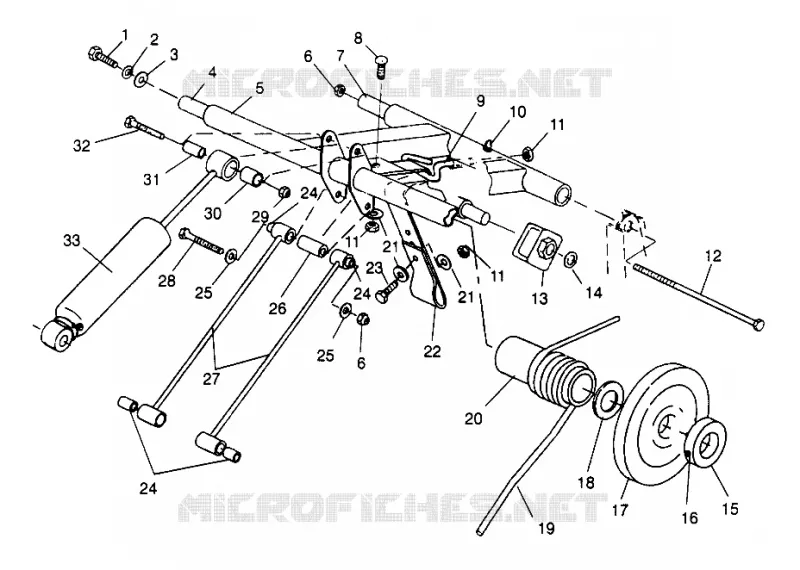 BRAS DE SUSPENSION ARRIERE (XLT/RMK) XLT 0970756 AND XLT RMK 0970956 (4937693769C003)