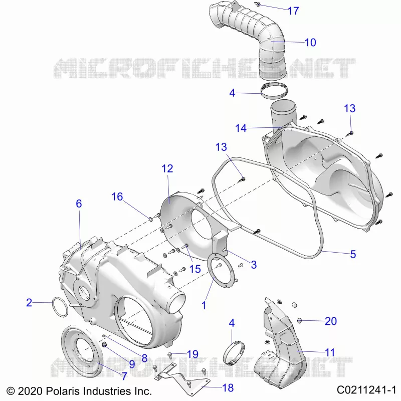 BODY, COUVERCLE D'EMBRAYAGE