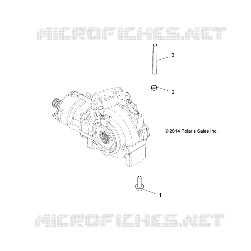 SYSTÈME DE TRANSMISSION, SUPPORT PONT, FRONT