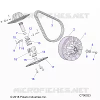 SYSTÃˆME DE TRANSMISSION, SECONDARY CLUTCH
