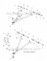 SUSPENSION AVANT CONTROL ARMS