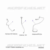 ELECTRICITE, GPS HARNESS AND ANTENNA