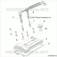 ENGINE, COUVERCLE SOUPAPE