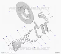 BRAKES, ETRIER DE FREIN ARRIERE