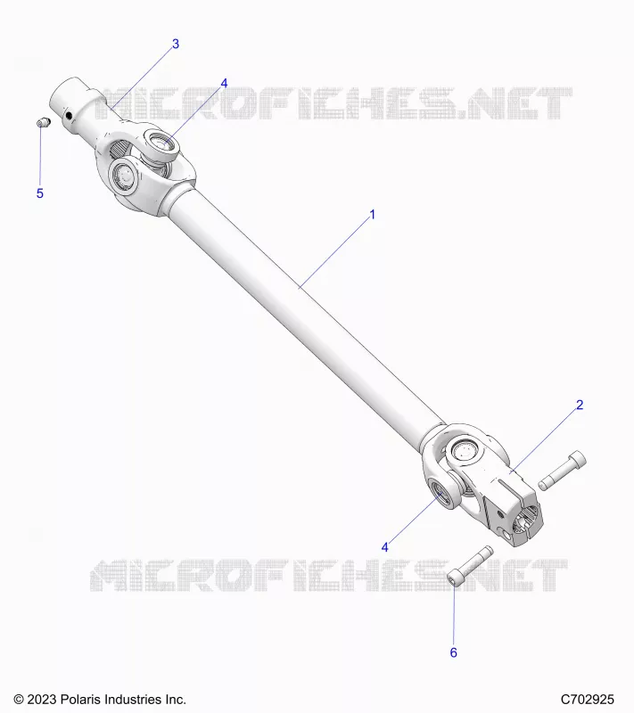 SYSTÃˆME DE TRANSMISSION, FRONT PROP SHAFT