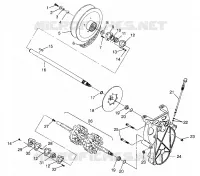 SYSTÈME DE TRANSMISSION SUPER SPORT 0970761 (4937643764B007)