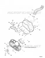 DRIVE TRAIN, COUVERCLE D'EMBRAYAGE AND DUCTING