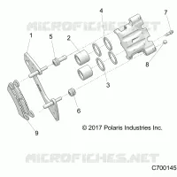 FREIN ARRIERE CALIPER