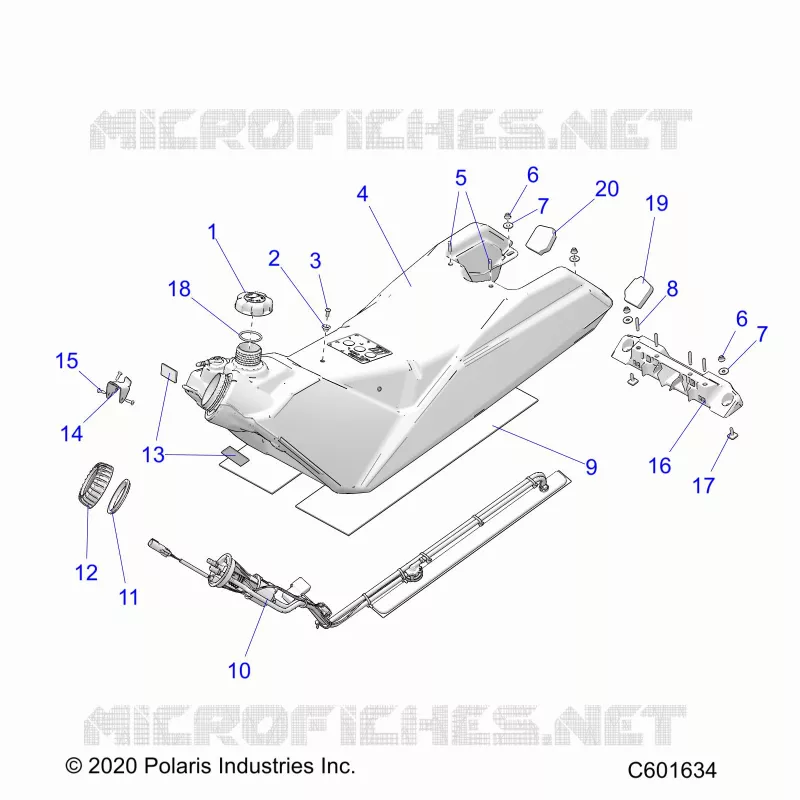 SYSTÃˆME D'ALIMENTATION, FUEL TANK ASM.