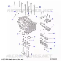 ENGINE, CULASSE AND VALVES
