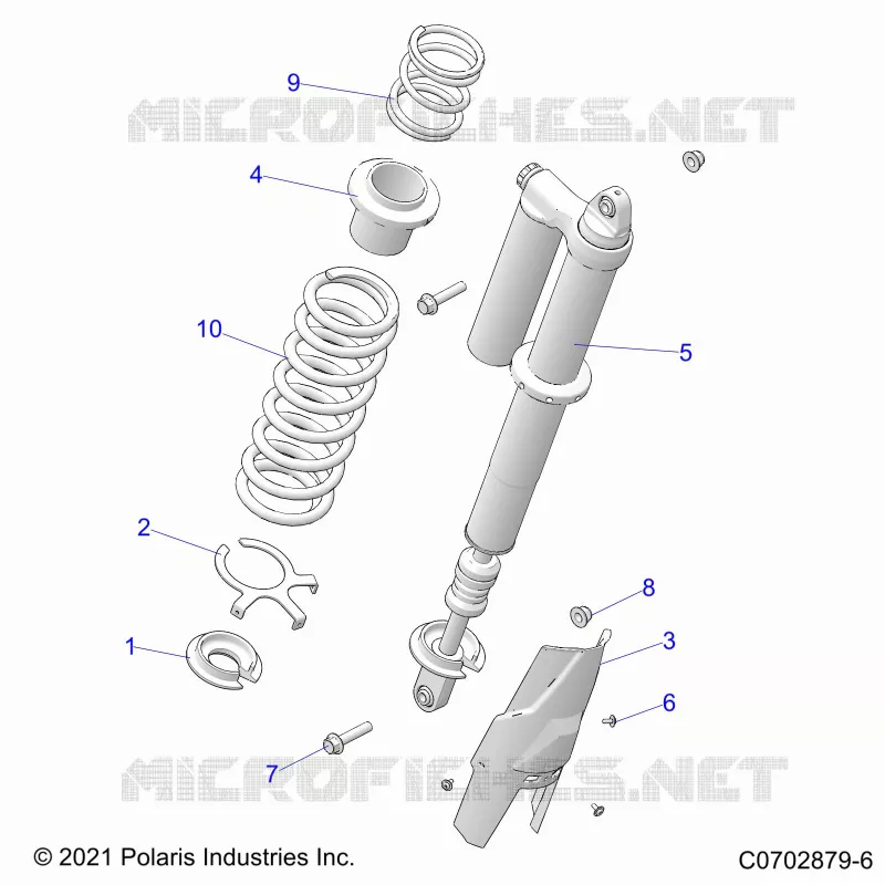 SUSPENSION, REAR SUPPORT AMORTISSEUR , STANDARD/PREMIUM