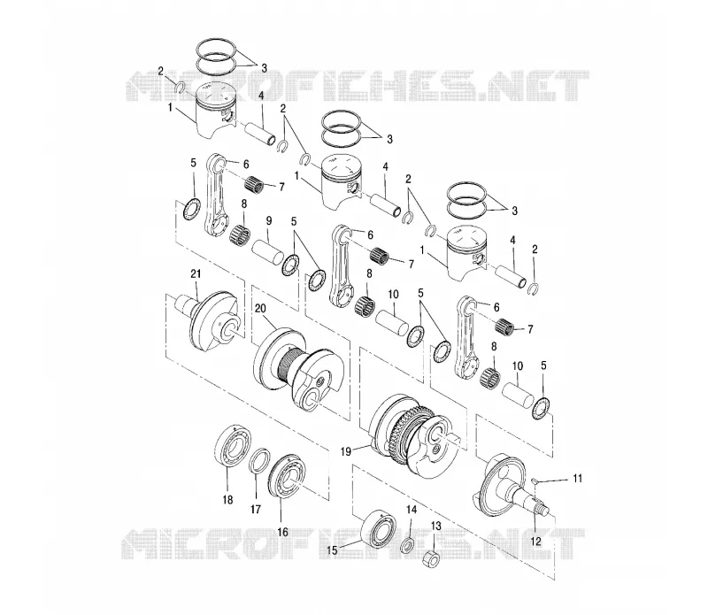 PISTON ET VILEBREQUIN