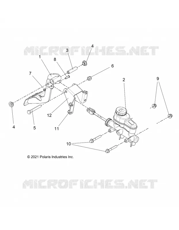 BRAKES, PEDAL AND MAITRE CYLINDRE