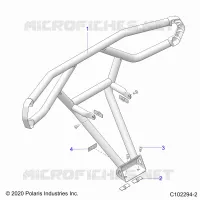 CARROSSERIE ARRIERE BUMPER, TRAIL