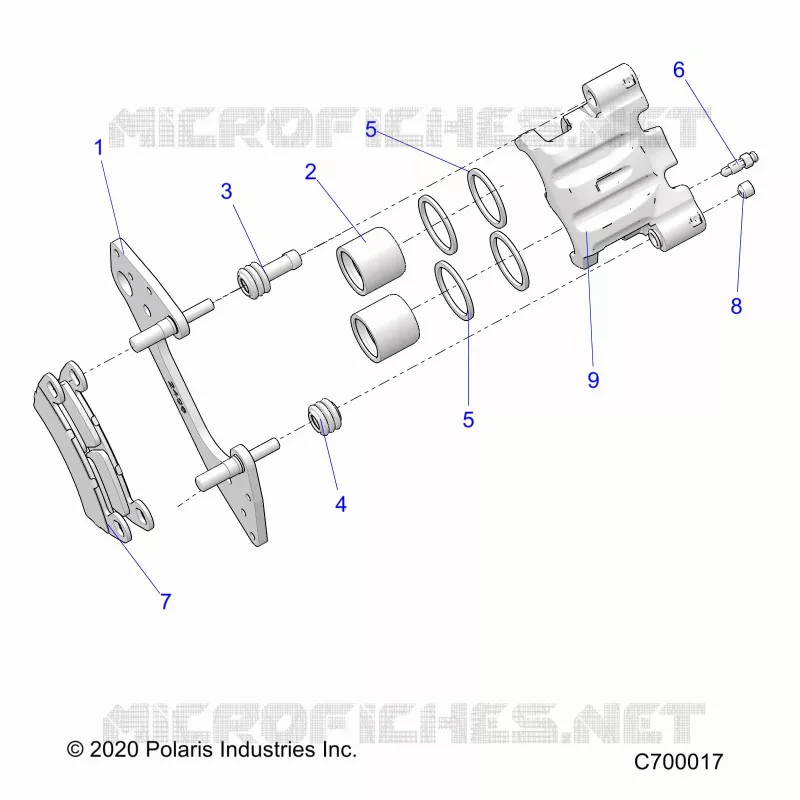 FREIN AVANT CALIPER