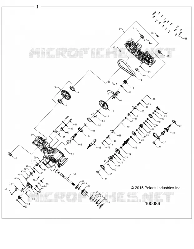 SYSTÈME DE TRANSMISSION, PONT PRINCIPAL