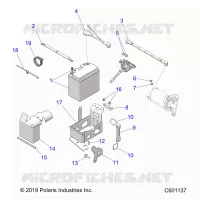ELECTRICITE, BATTERY BOX  ASM.