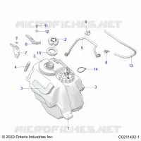 SYSTÃˆME D'ALIMENTATION, FUEL TANK ASM.