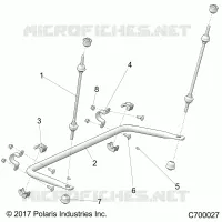 SUSPENSION, REAR BARRE STABILISATRICE