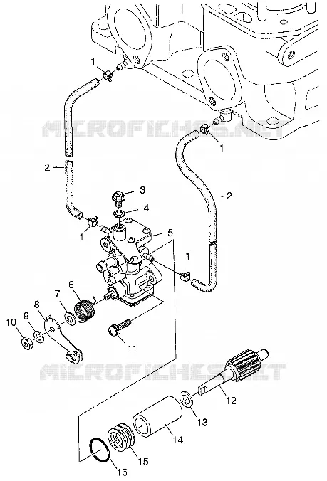 POMPE A HUILE 500 RMK 0982964 and EUROPEAN 500 RMK E982964 (4942634263C014)
