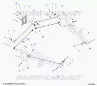 SUSPENSION ARRIERE TRAILING ARMS MOUNTING