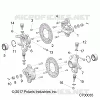SUSPENSION AVANT HUB