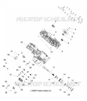SYSTÈME DE TRANSMISSION, PONT PRINCIPAL - R10TH50AG/AR (49RGRPONT108004X4)  500 polaris-tout-terrain-atv-quad 2010 RANGER 4X4 500 EFI 49150