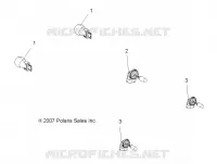 AMPOULES   A14MH5EAA/EAC/EAJ (49ATVBULBS08SP500) pour Polaris SPORTSMAN 570 EFI EPS de 2014