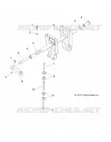 BARRE DE TORSION   A14MH5EAA/EAC/EAJ (49ATVTORSION14SP570) pour Polaris SPORTSMAN 570 EFI EPS de 2014