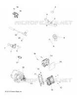 BOUTONS, CAPTEURS and ECM   A14MH5EAA/EAC/EAJ (49ATVELECT14SP570) pour Polaris SPORTSMAN 570 EFI EPS de 2014