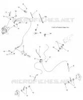 DURITES DE FREIN   A14MH5EAA/EAC/EAJ (49ATVFREINLINE14SP570) pour Polaris SPORTSMAN 570 EFI EPS de 2014