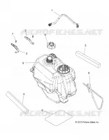 RESERVOIR DE CARBURANT ASM.   A14MH5EAA/EAC/EAJ (49ATVCARBURANT14570) pour Polaris SPORTSMAN 570 EFI EPS de 2014