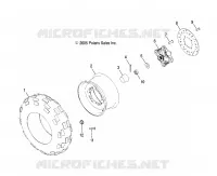ROUES, FRONT TIRE and FREIN DISC   A14MH5EAA/EAC/EAJ (4999200059920005B12) pour Polaris SPORTSMAN 570 EFI EPS de 2014