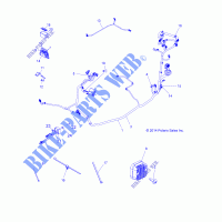 FAISCEAU ELECTRIQUE   Z14VH6EAI/6EAW (49RGRHARNESS13RZR570EPS) pour Polaris RZR 570 / EPS LE de 2014