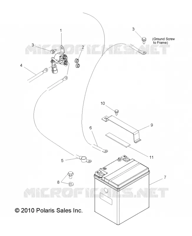 BATTERIE - Z14JT9EFX (49RGRBATTERIE11RZR875) Polaris RZR 900 2014 RZR 900 INTL  RZR 900 INTL - Z14JT9EFX