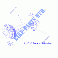 MOTEUR, BALANCER   R13JT87AD/AL/9EAK/EAL/EAO/EAT/EAW/EAP (49RGRBALANCER11RZR875) pour Polaris RZR XP 900 EFI de 2013