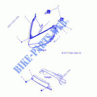 PHARE AND FEU ARRIERE   S15CL8/CW8 ALL OPTIONS (49SNOWHEADLGHT12SBASLT) pour Polaris SWITCHBACK de 2015