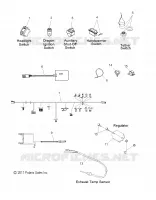 BOUTONS and COMPONENTS   S13MX6JSA/JEA (49SNOWELECT12600RCR) pour Polaris 600 IQ RACER de 2013