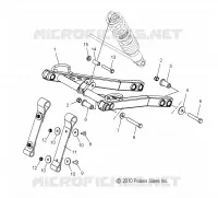 BRAS DE SUSPENSION AVANT   S13MX6JSA/JEA (49SNOWFTA11600RCR) pour Polaris 600 IQ RACER de 2013