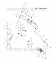 DIRECTION INFERIEUR ET BIELLETTES   S13MX6JSA/JEA (49SNOWDIRECTIONLWR11600RCR) pour Polaris 600 IQ RACER de 2013