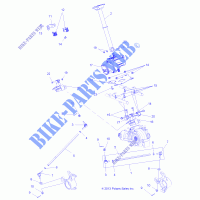 COLONNE DE DIRECTION ASM.   A14DN5EAH/EAR (49ATVDIRECTION14SP550) pour Polaris SPORTSMAN TOURING 550 EPS de 2014