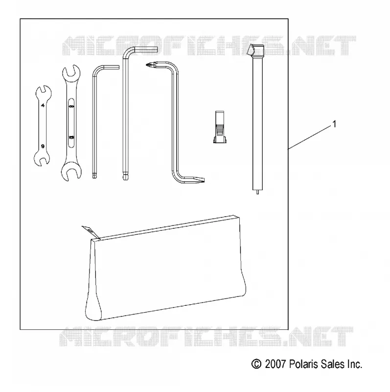 OUTILS - V16SW36 ALL OPTIONS (49VICTOOL08VN) Polaris VICTORY MOTOCYCLES 1731 2016 VISION  VISION ALL OPTIONS  (R02) - V16SW36
