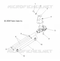 CORRECTEUR DE RALENTI ASM.   S12PT7FSL (49SNOWIDLE09FSTRG) pour Polaris 750 TURBO IQ LXT de 2012