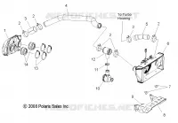 ECHANGEUR AIR / AIR   S12PT7FSL (49SNOWCOOLER09FSTTRG) pour Polaris 750 TURBO IQ LXT de 2012