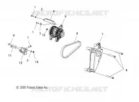 MOTEUR, ALTERNATEUR   S12PT7FSL (49SNOWALTERNATEURFSTSWTCH) pour Polaris 750 TURBO IQ LXT de 2012