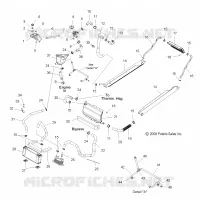 REFROIDISSEMENT SYSTEM   S12PT7FSL (49SNOWREFROIDISSEMENT10FSTTRG) pour Polaris 750 TURBO IQ LXT de 2012