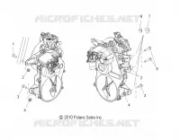 SYSTÈME DE TRANSMISSION, SUPPORT PONT   S12PT7FSL (49SNOWPONTMTG11TRBOIQLX) pour Polaris 750 TURBO IQ LXT de 2012