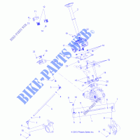 COLONNE DE DIRECTION ASM.   A14TN5EAA/EAD (49ATVDIRECTION14SP550) pour Polaris SPORTSMAN X2 550 EPS de 2014