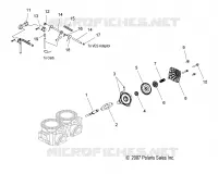 ECHAPPEMENT SOUPAPES AND SOLENOID   S10MX6JSA/JEA (49SNOWECHAPPEMENTSOUPAPES08600IQ) pour Polaris 600 IQ RACER de 2010
